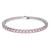 swarovski-matrix-tennis-bracelet-round-cut-small-pink-rhodium-plated-5648931-1