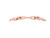 Swarovski Crystal Vintage Bracelet, Pink, Rose Gold Plating 5466883