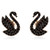 swan-stud-earrings-swan-black-rose-gold-tone-plated-5684608-swarovski-2
