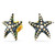 idyllia-stud-earrings-starfish-small-multicolored-gold-tone-plated-5684162-swarovski-2