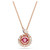 snake-pendant--mixed-cuts--year-of-the-snake--red--rose-gold-tone-plated-swarovski-5709089-1