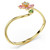 idyllia-bangle--mixed-cuts--flower--multicolored--gold-tone-plated-swarovski-5709028-3