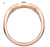 Swarovski Crystal Duo Evil Eye Ring, Rose Gold Plating 5441193 (Size 6/ 52 / S)