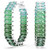 matrix-hoop-earrings--baguette-cut--green--rhodium-plated-swarovski-5705787-1