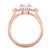 Swarovski Crystal Sunshine Ring White, Rose Gold Plating 5459599 Size 55 / 7 / M