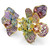 idyllia-ring--mixed-cuts--pavé--flower--multicolored--mixed-metal-finish-swarovski-5713612-1
