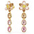 idyllia-drop-earrings--mixed-cuts--flower--multicolored--gold-tone-plated-swarovski-5732381-2
