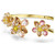 idyllia-bangle--mixed-cuts--flower--multicolored--gold-tone-plated-swarovski-5732387-4
