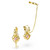 idyllia-drop-earrings-with-ear-cuff--mixed-cuts--heart-with-key--pink--gold-tone-plated-swarovski-5737294-3
