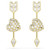 idyllia-drop-earrings--mixed-cuts--heart-with-arrow--white--gold-tone-plated-swarovski-5737295-1