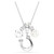 symbolica-pendant--crystal-pearl--round-cut--pavé--horse-shoe--white--rhodium-plated-swarovski-5736247-5