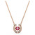 symbolica-pendant--round-cut--pavé--horse-shoe--red--rose-gold-tone-plated-swarovski-5736981-1