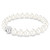 Matrix Bracelet, Crystal Pearl, White, Rhodium Plated 5747747 | Swarovski