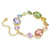 Gema Bracelet, Mixed Cuts, Multicolored, Gold Tone Plated 5737453 | Swarovski