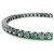 matrix-tennis-bracelet--round-cut--green--ruthenium-plated-swarovski-5743447-4