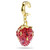 Idyllia Charm, Mixed Cuts, Strawberry, Red, Gold Tone Plated 5743136 | Swarovski