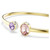 Chroma Bangle, Mixed Cuts, Multicolored, Gold Tone Plated 5738475 | Swarovski
