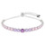 Matrix Bracelet, Gradient of Round Cuts, Multicolored, Rhodium Plated 5751197 | Swarovski