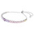 Matrix Bracelet, Gradient of Round Cuts, Multicolored, Rhodium Plated 5751197 | Swarovski