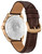Eco Drive Men's Hometown Mickey Mouse Beige Dial Leather Strap Watch AW0088-04W | Citizen