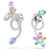 ariana-grande-x-swarovski-drop-earrings-with-ear-jacket--mixed-cuts--dragonfly--flower--multicolored--rhodium-plated-swarovski-5749190-1