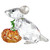 Idyllia Mouse and Pumpkin, Multicolored, 5732809 | Swarovski