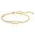 Matrix Bracelet, Round Cut, White, 18K Gold Finish 5753925 | Swarovski