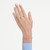 Matrix Bangle, Round Cut, White, 18K Rose Gold Finish 5763819 (Size M) | Swarovski