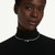 Matrix Necklace, Round Cut, White, Rhodium Plated 5754020 | Swarovski