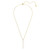 Mesmera Y Necklace, Mixed Cuts, White, 18K Gold Plated 5747997 | Swarovski
