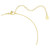 Mesmera Y Necklace, Mixed Cuts, White, 18K Gold Plated 5747997 | Swarovski