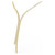 Matrix Y Necklace, Round Cut, White, 18K Gold Plated 5750601 | Swarovski