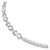 Matrix Necklace, S-Shape, Round Cut, White, Rhodium Plated 5747732 | Swarovski