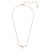 Matrix Necklace, Round Cut, White, 18K Rose Gold Plated 5763823 | Swarovski