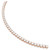 Matrix Tennis Necklace, Round Cut, White, 18K Rose Gold Plated 5764194 (Size M) | Swarovski