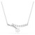 Matrix Necklace, Round Cut, White, Rhodium Plated 5753568 | Swarovski