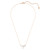 Mesmera Necklace, Mixed Cuts, White, 18K Rose Gold Plated 5747996 | Swarovski