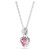 Chroma Pendant, Mixed Cuts, Pink, Rhodium Plated 5757789 | Swarovski