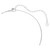 Chroma Pendant, Mixed Cuts, Pink, Rhodium Plated 5757789 | Swarovski