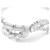 Mesmera Bracelet, Mixed Cuts, White, Rhodium Plated 5754818 | Swarovski