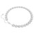 Una Angelic Necklace, Cushion Cut, White, Rhodium Plated 5751326 | Swarovski