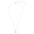 Una Angelic Pendant, Cushion Cut, White, Rhodium Plated 5754340 | Swarovski