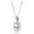 Una Angelic Pendant, Cushion Cut, White, Rhodium Plated 5754340 | Swarovski