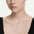 Una Angelic Pendant, Cushion Cut, White, Rhodium Plated 5754340 | Swarovski
