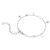 Imber Bracelet, Crystal Pearl, Round Cut, White, Rhodium Plated 5754242 | Swarovski