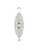 Intricate Vintage Style Bangle With Diamonds and Emeralds