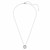 Sublima Pendant, Round Cut, White, Rhodium Plated 5738246 | Swarovski