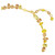 gema-necklace--mixed-cuts--yellow--18k-gold-finish-swarovski-5754259-3