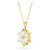 Magic Pendant, Mixed Cuts, Snowflake, White, 18K Gold Plated 5757788 | Swarovski