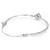 Una Angelic Bangle, Mixed Cuts, Green, Rhodium Plated 5757791 | Swarovski